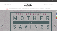 Desktop Screenshot of cook-residential.com